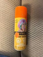 RiteAid @ home temporary hair color spray- orange 2oz spray on wash off