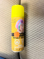 RiteAid @ home temporary hair color spray- yellow 2oz spray on wash off
