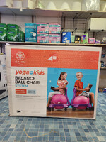 Gaiam - Kids Classic Balance Ball PVC Chair - Pink/Purple