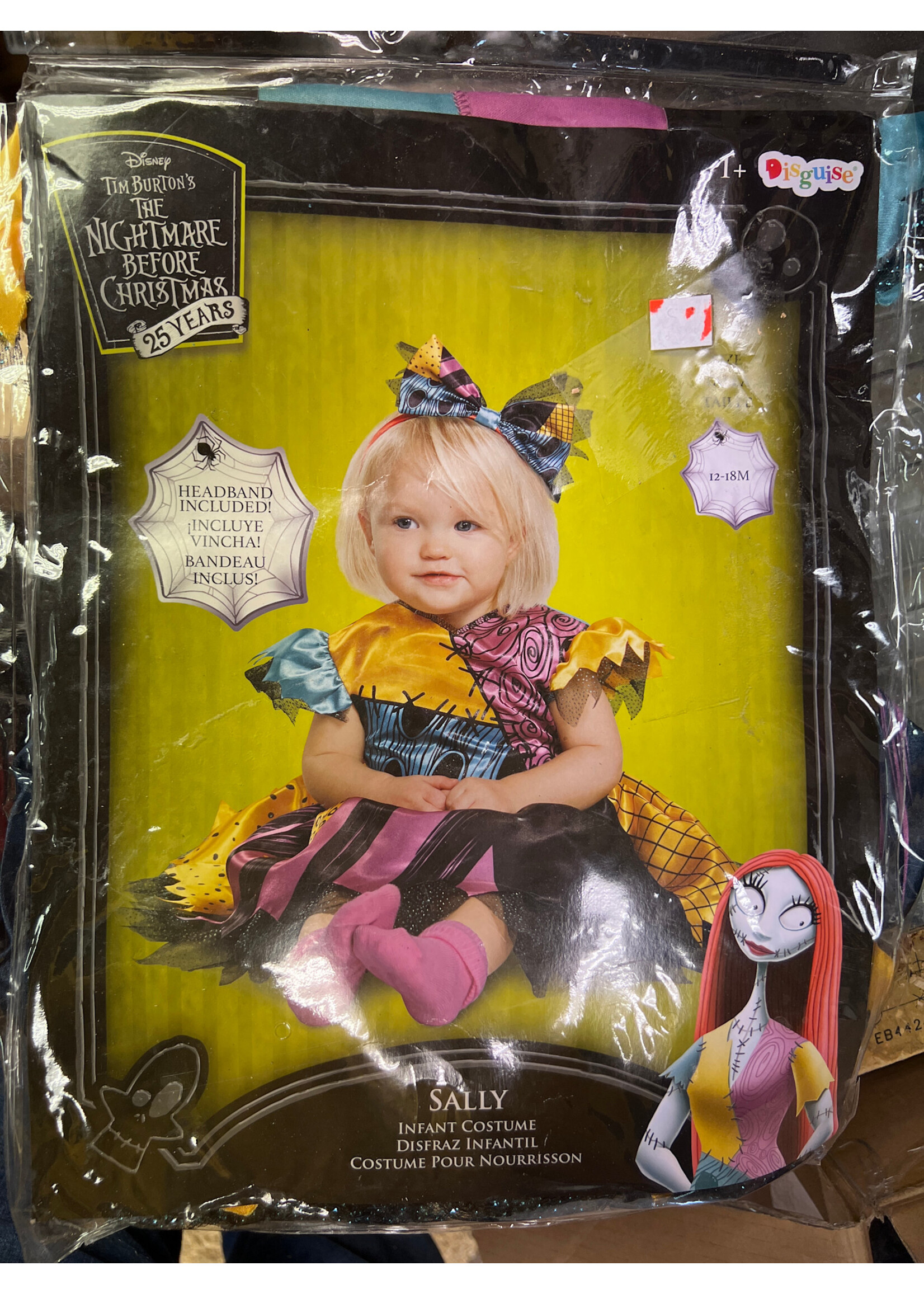 Disney Nightmare Before Christmas Infant Sally costume 12-18m