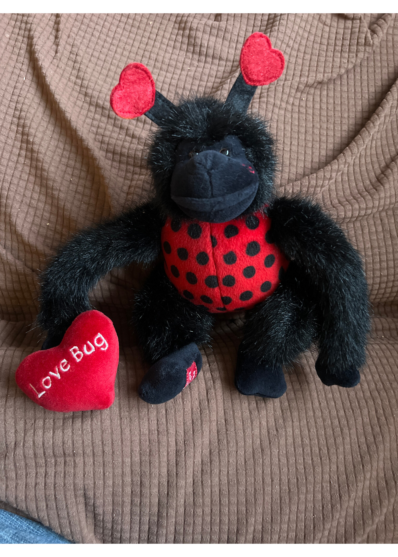 NWOT- J.B. Bean the Boyds Collection Love Bug Valentine Gorilla