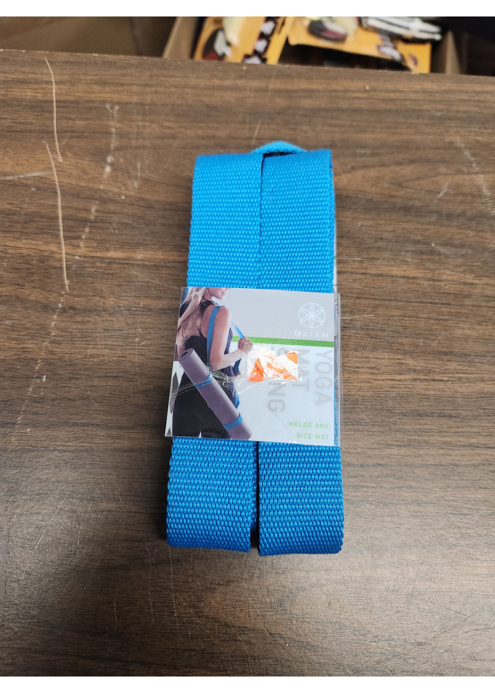 GAIAM Easy Cinch Blue Yoga Mat Sling