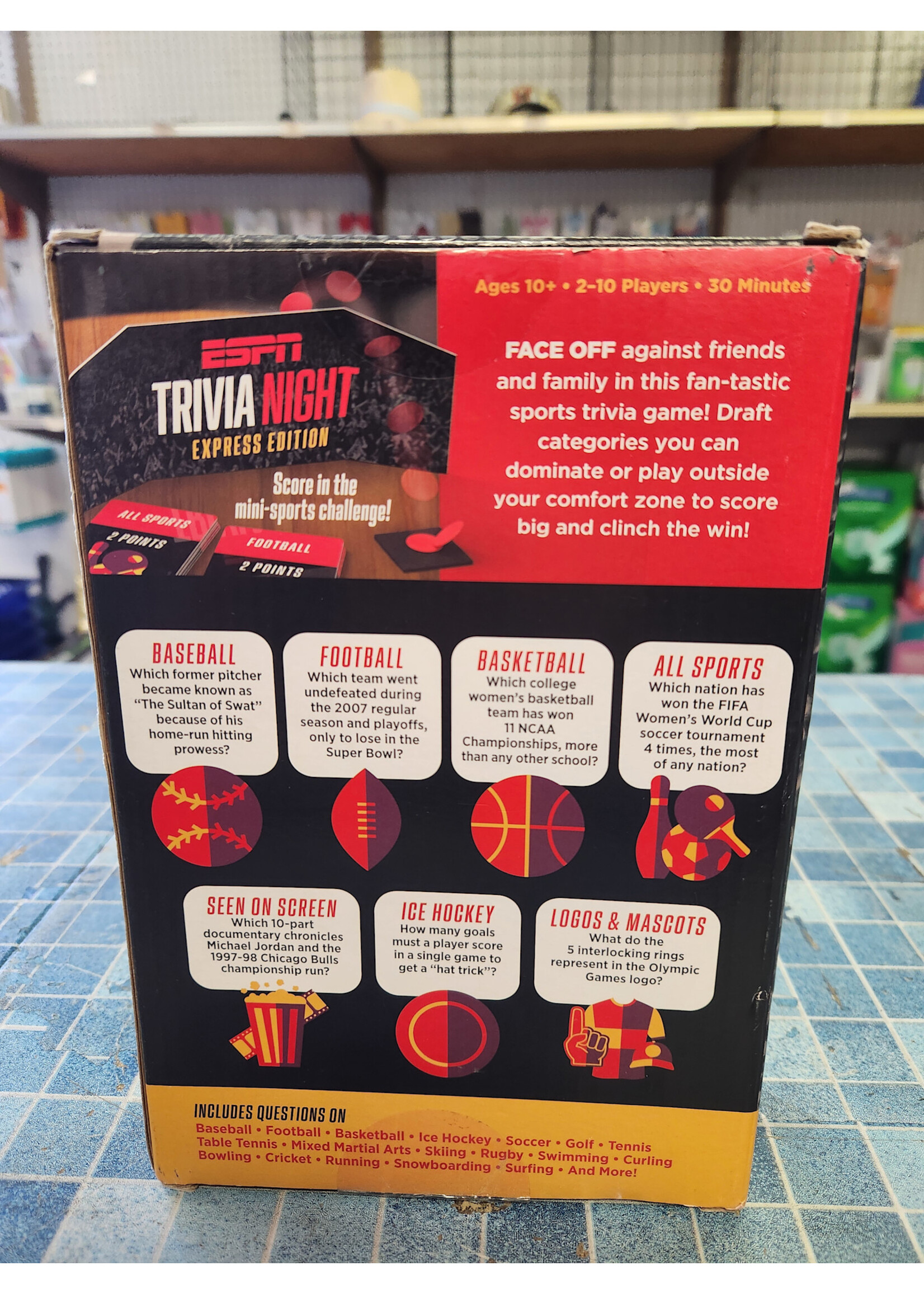 Funko Games ESPN Sports Trivia Night Party Game - Express Edition