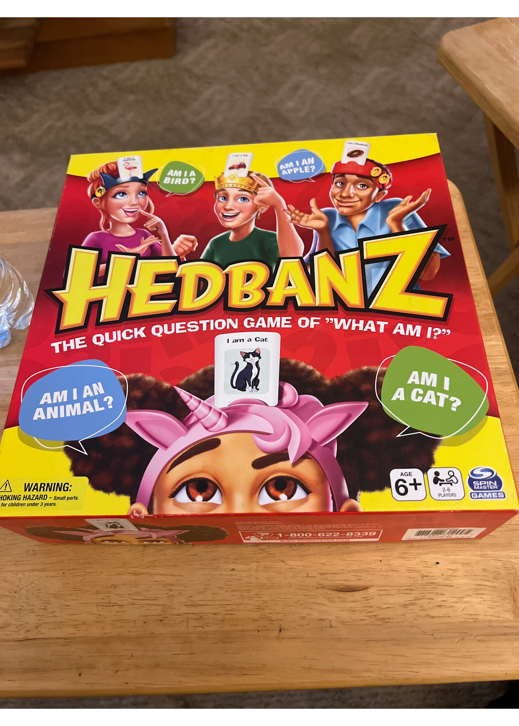 Like new in box- Hedbanz game by Spinmaster