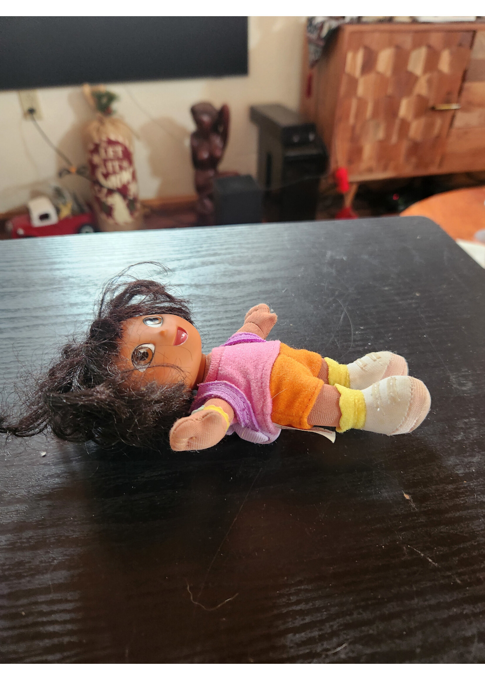*Used Dora The Explorer 2001 Mattel/Fisher-Price 5" Plush Doll