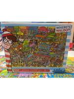 Assembled once- Where’s Waldo 1000 pc jigsaw puzzle Aquarius