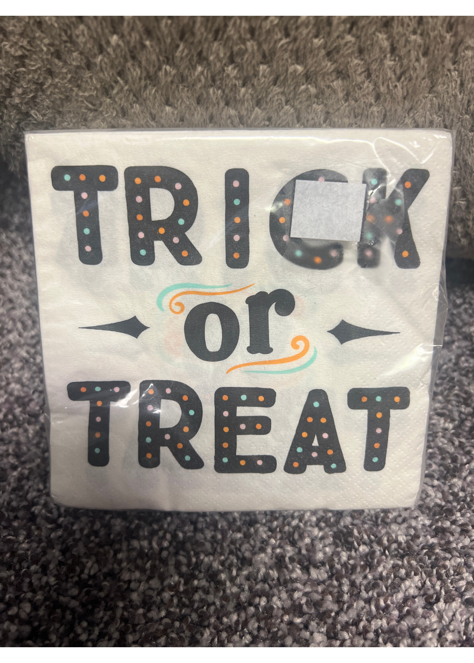 30ct Trick or Treat beverage napkins Hyde&Eek