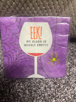 Eek! My Glass is Nearly Empty 16ct beverage napkins