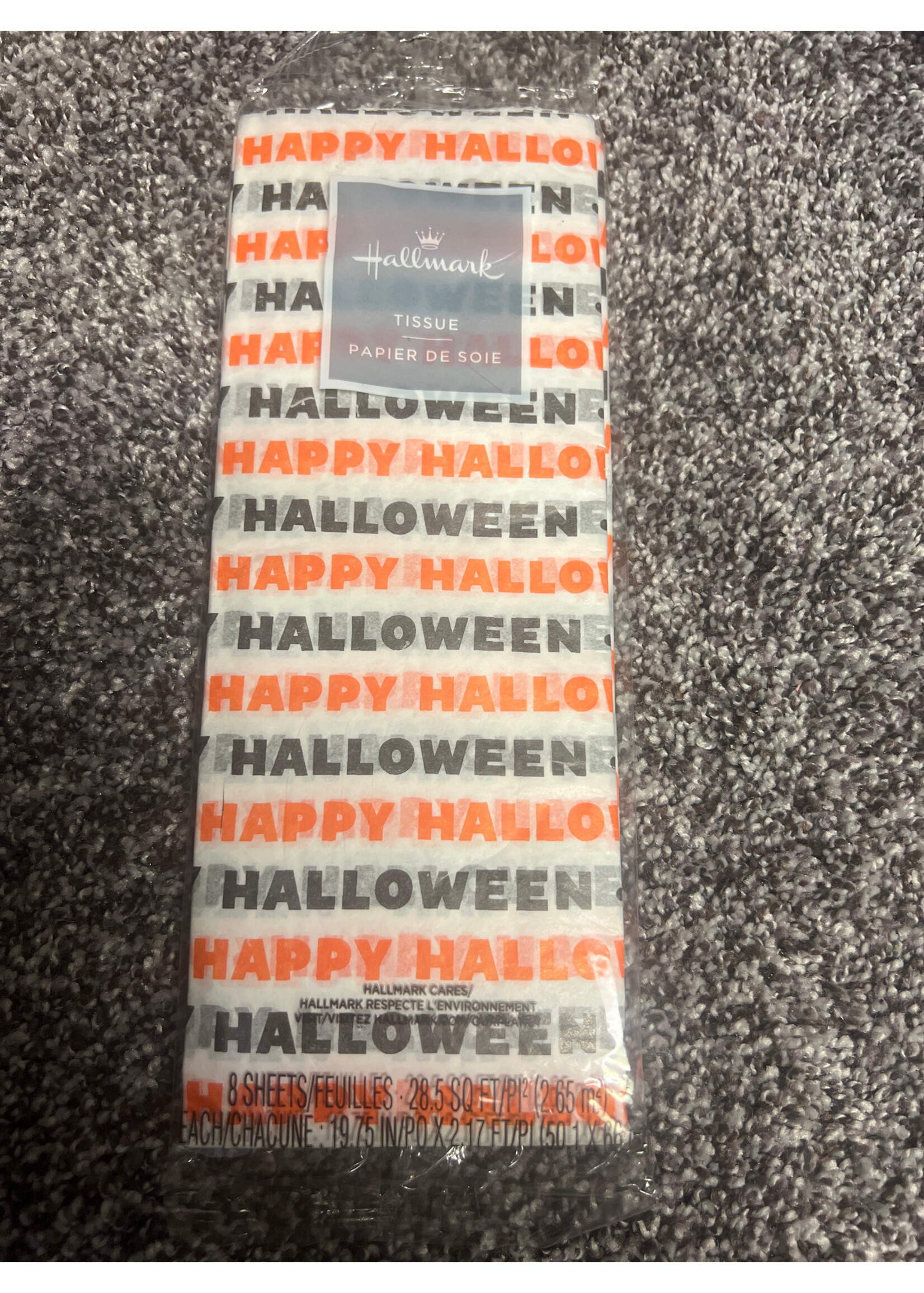 Happy Halloween 8sheets Tissue Paper Hallmark