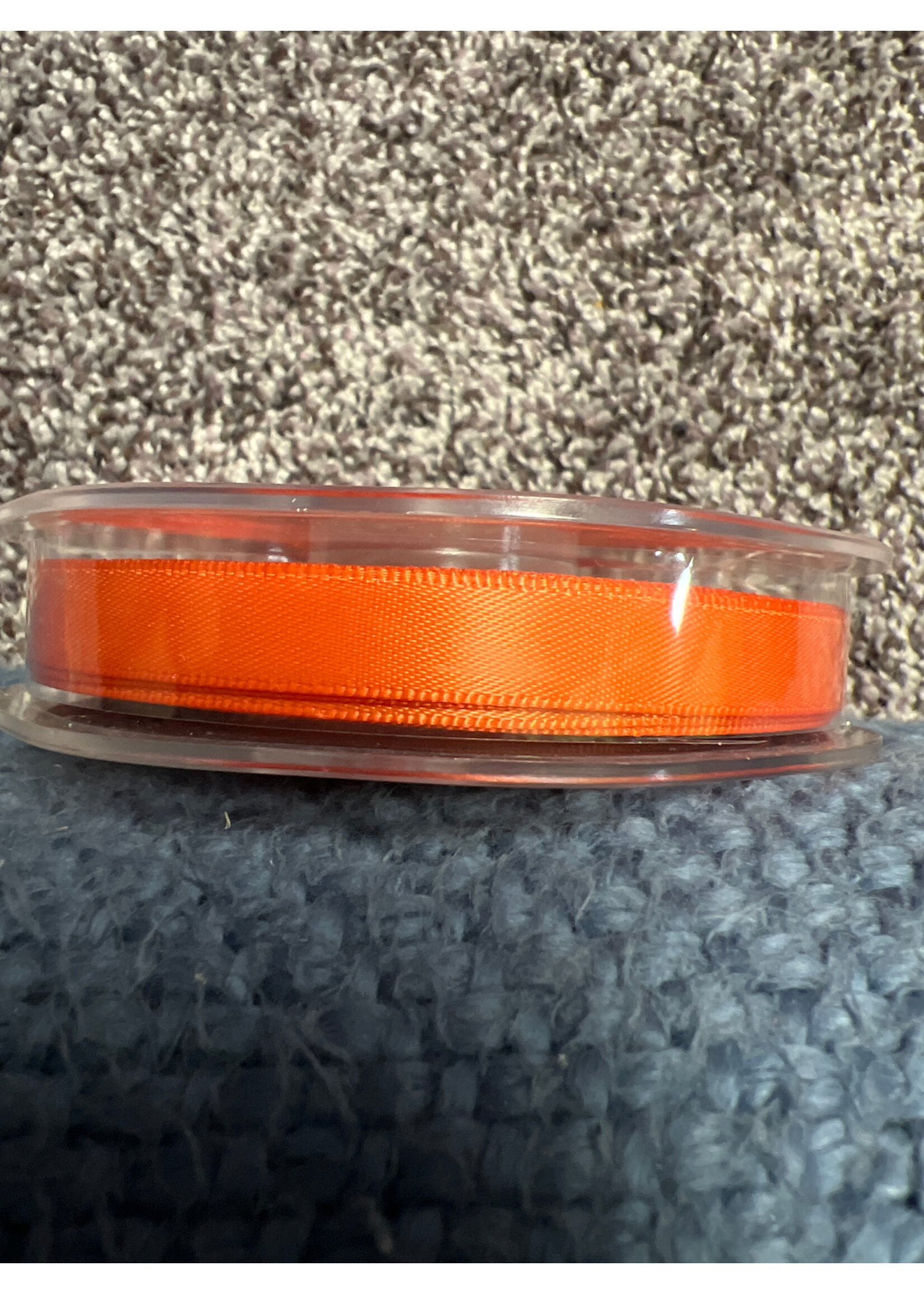 JAM paper and envelope Orange Ribbon double-faced satin 3/8” by 25yd