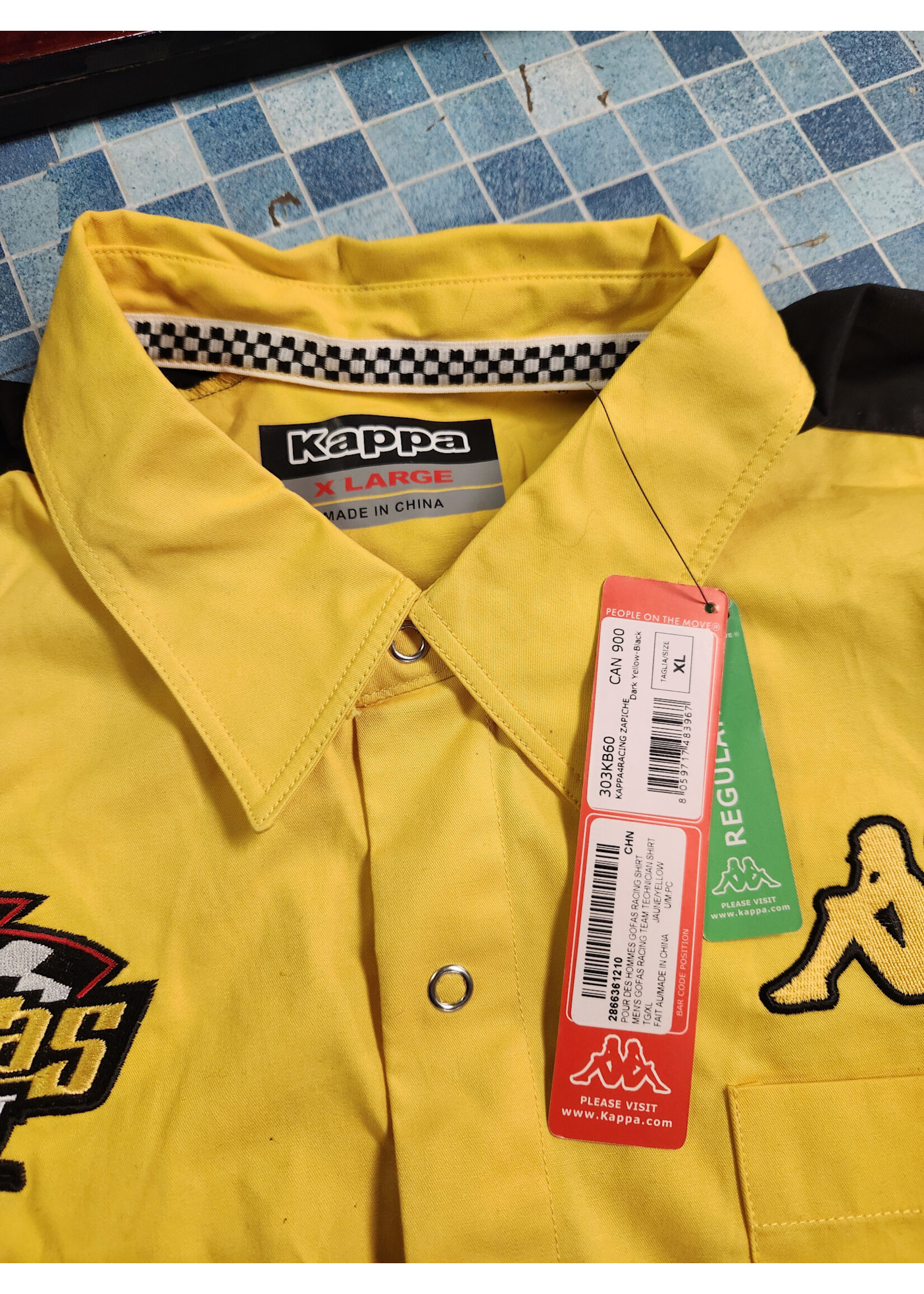 Kappa Mens XL  Ford Can-am Go FAs Racing  Snap Button Up #32