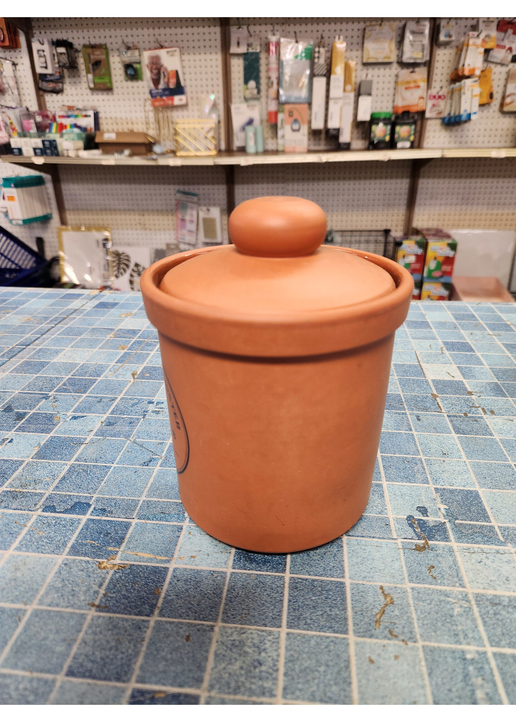*Chip Inside Lid The Original Suffolk Sugar Mid Century Canister by Henry Watson Pottery