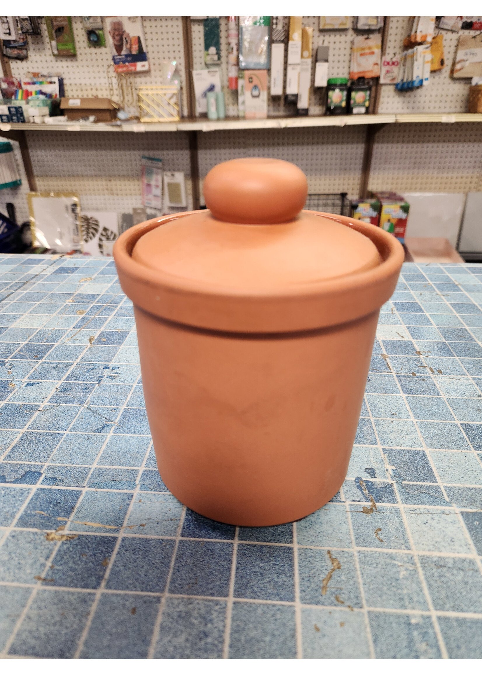 *Chip Inside Lid The Original Suffolk Sugar Mid Century Canister by Henry Watson Pottery