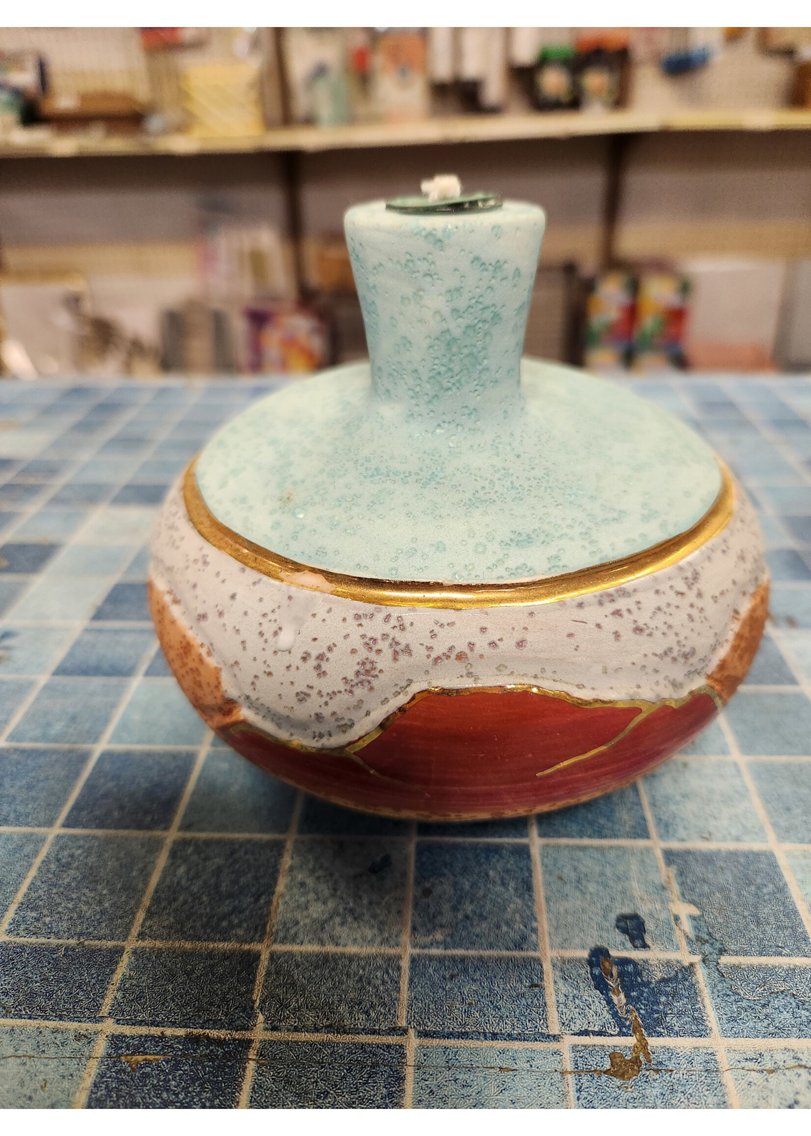 VTG Southwestern Native American Pottery Double Wick