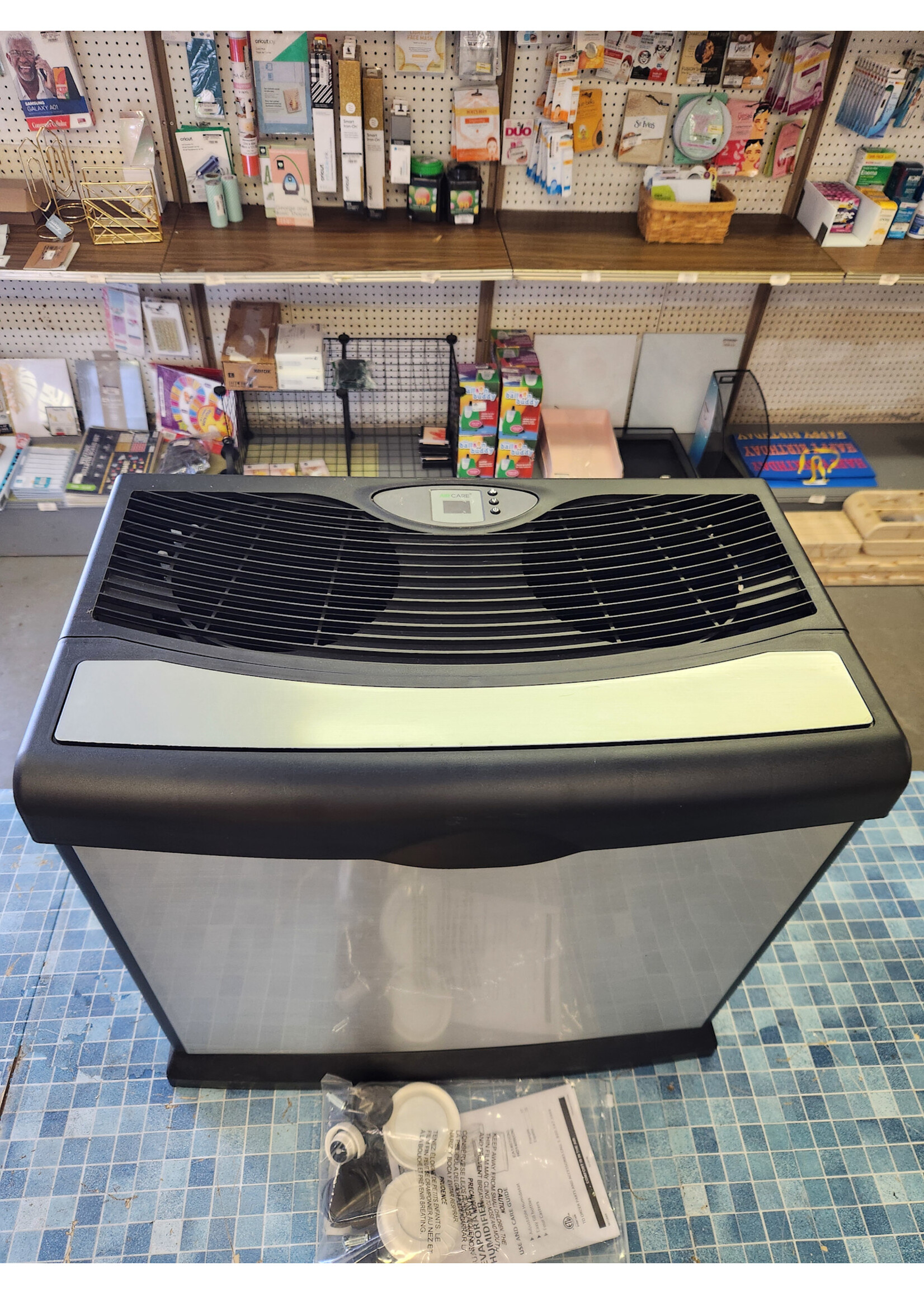 Essick AirCare VALIANT -Gal. Cool Mist Evaporative Whole House Humidifier for 4,000 sq. ft., Brushed Nickel