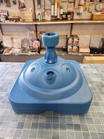 13x13 Fillable Umbrella Base 10kg Capacity Umbrella Stand for Poolside Garden Yard Blue