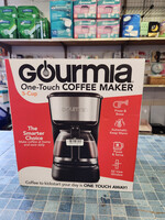 Gourmia 5 Cup One-Touch Switch Coffee Maker with Auto Keep Warm Black: Small Drip Coffee Machine, 700W, Basket Filter