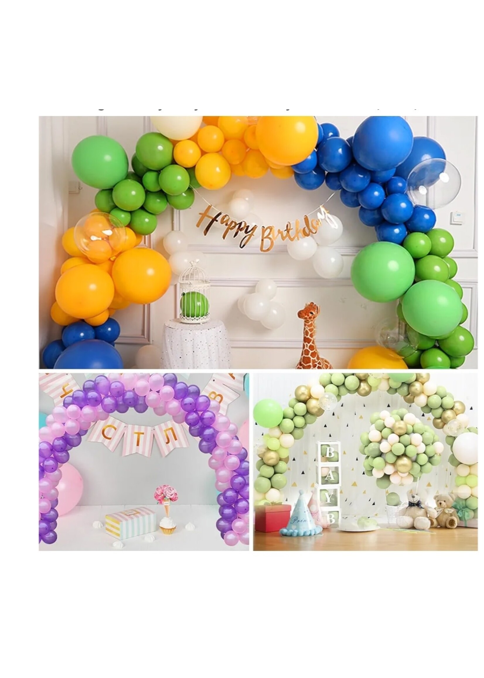 13ft Table Balloon Arch Kit, Balloon Arch Stand Frame for Different Size Tables Graduation Wedding Birthday Baby Shower Party Decorations(Black