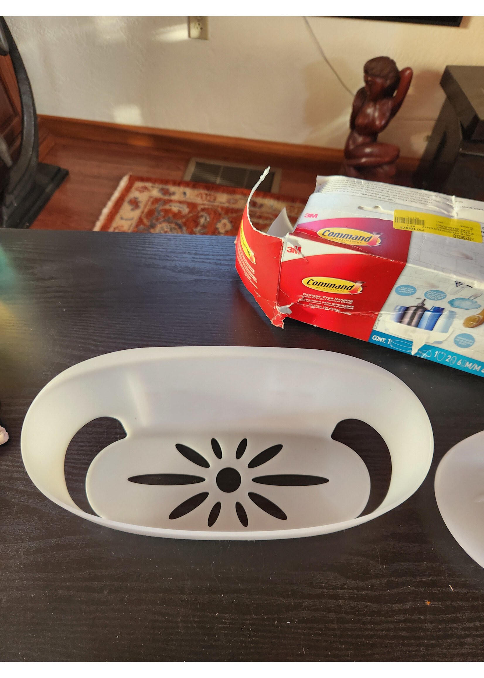 *Only Caddy, and Soap Dish, No Strips Command/Plastic Mount Piece Bath Set