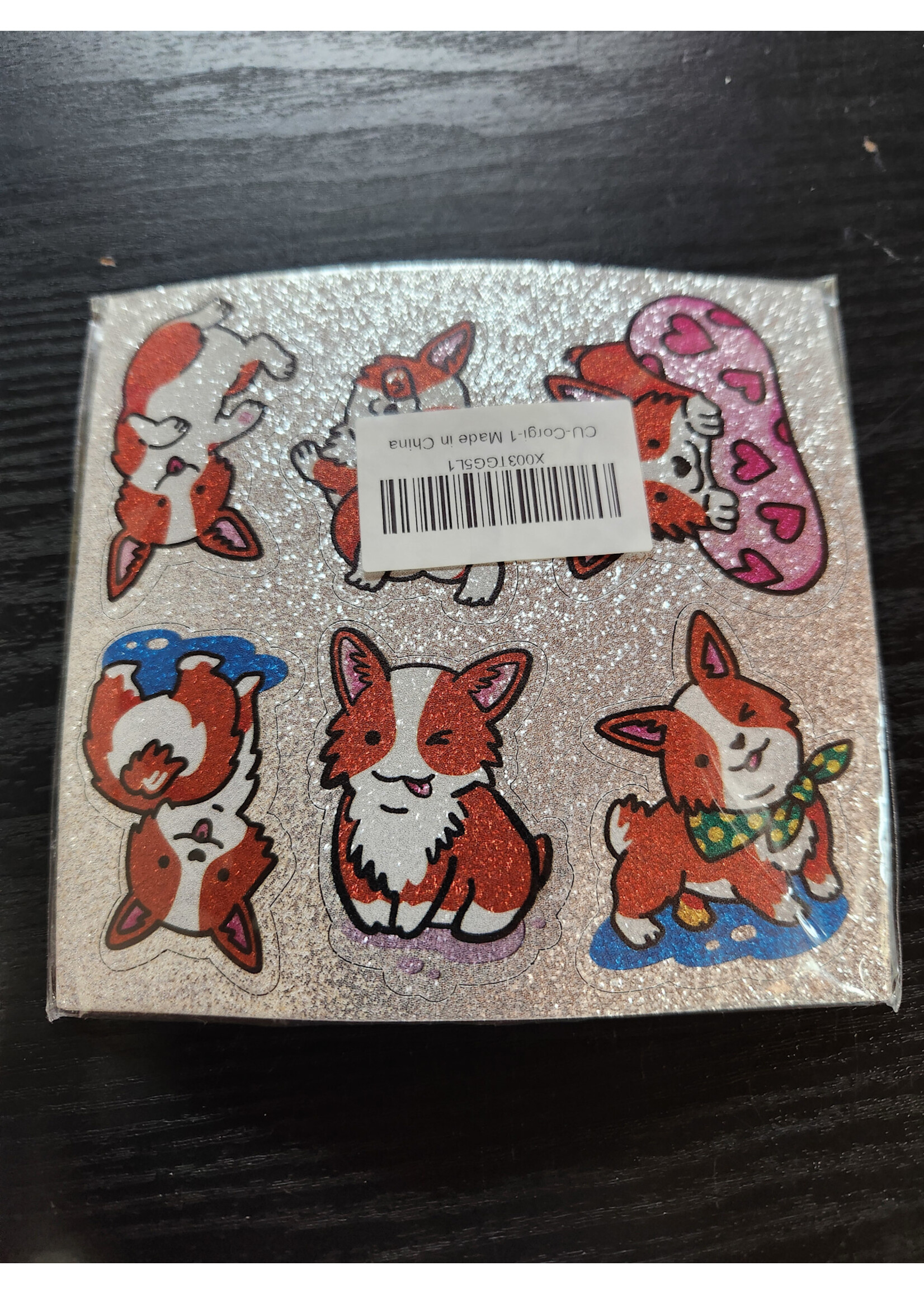 SugarGera Corgi Themed Cupcake Toppers 18-PC Set - Perfect for Dog Themed Birthday Parties, Dog Lovers Host Pet Showers, or Baby Shower Decorations