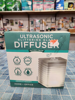 Nature's Truth Aromatherapy Essential Oil Diffuser Ultrasonic Glittering Glass Cool Mist