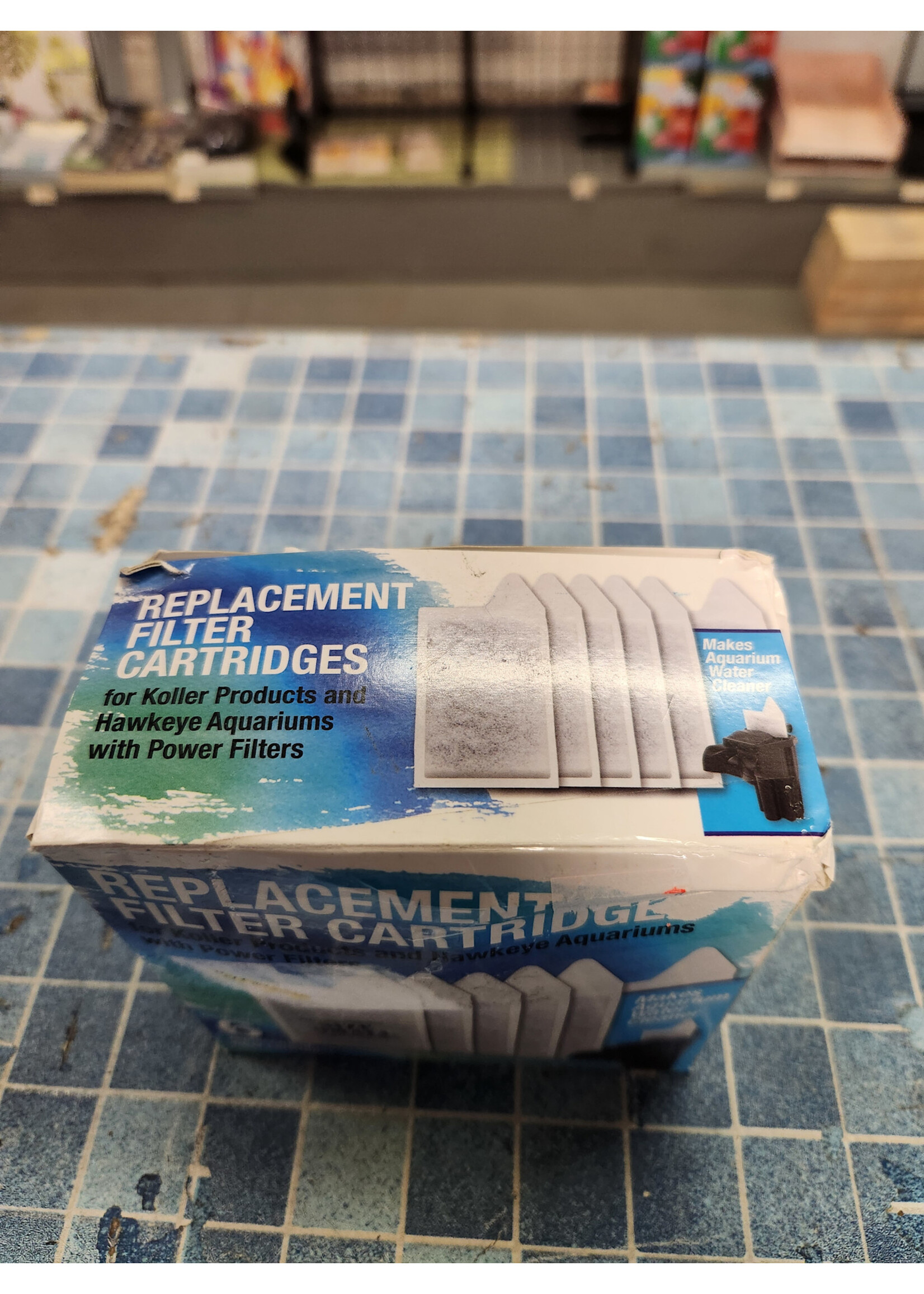 Koller Products Replacement Filter Cartridges - Small, 6-Pack  Hawkeye 45GPH AQ10FC-60