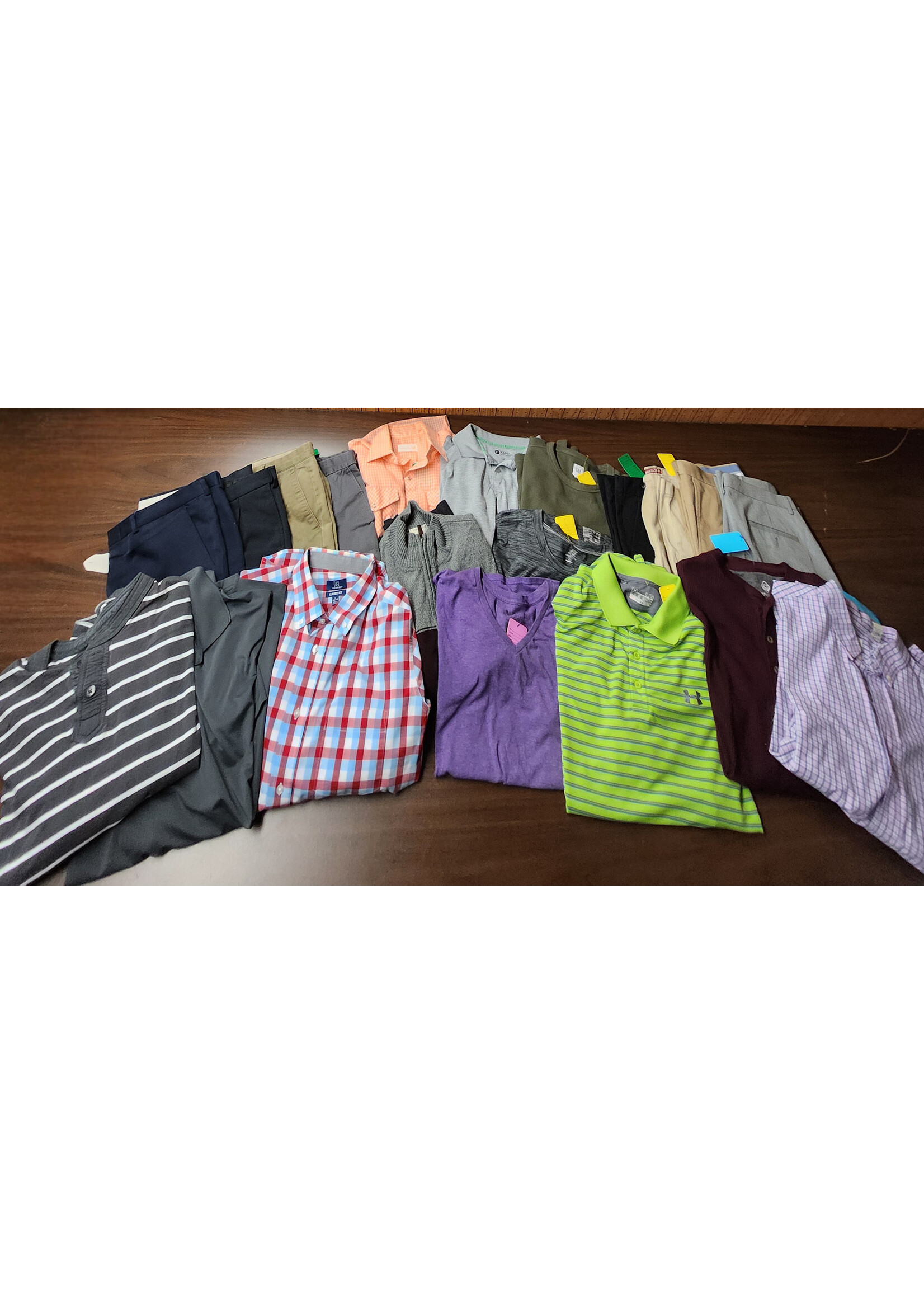 Mega Mystery Thrift Clothing Box (Pick Size) – 20 Pieces