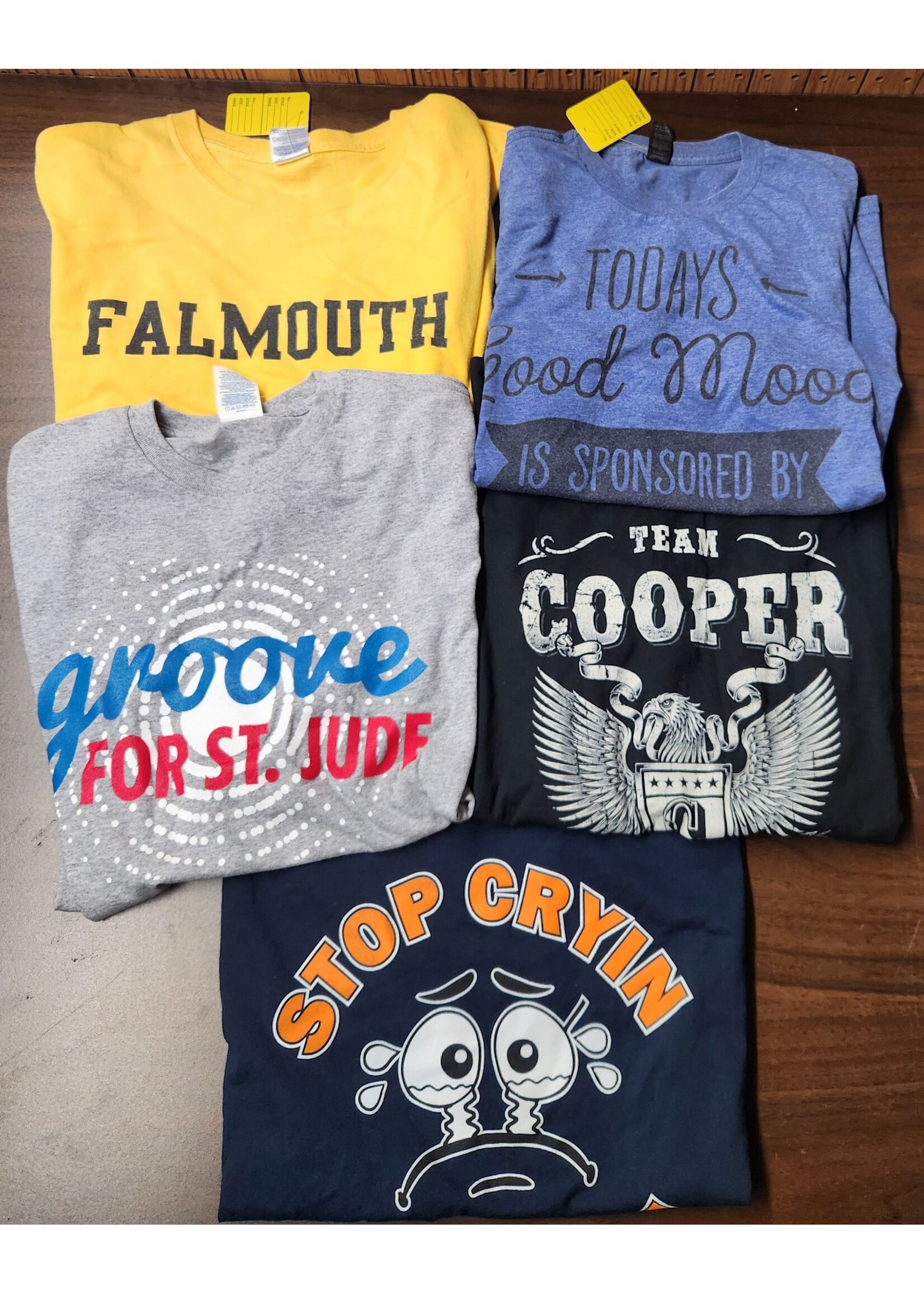 Thrift Graphic Tee  5-Pack (Unisex)