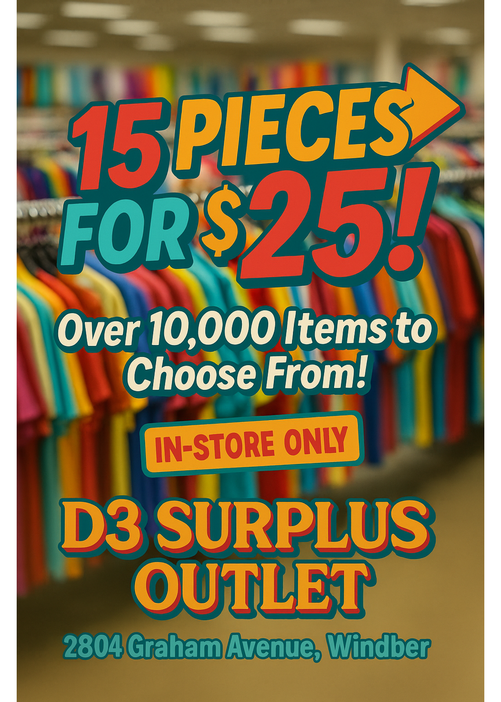 LIMITED TIME! Thrift Clothing - You Pick 15