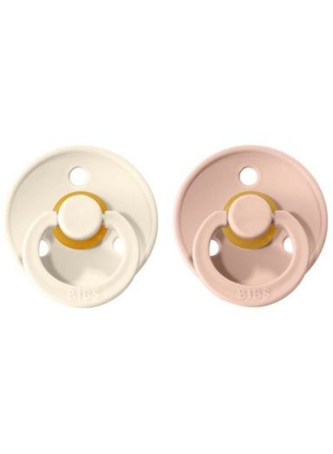 Chupetes BIBS Colour Pack 2 Blush/Ivory