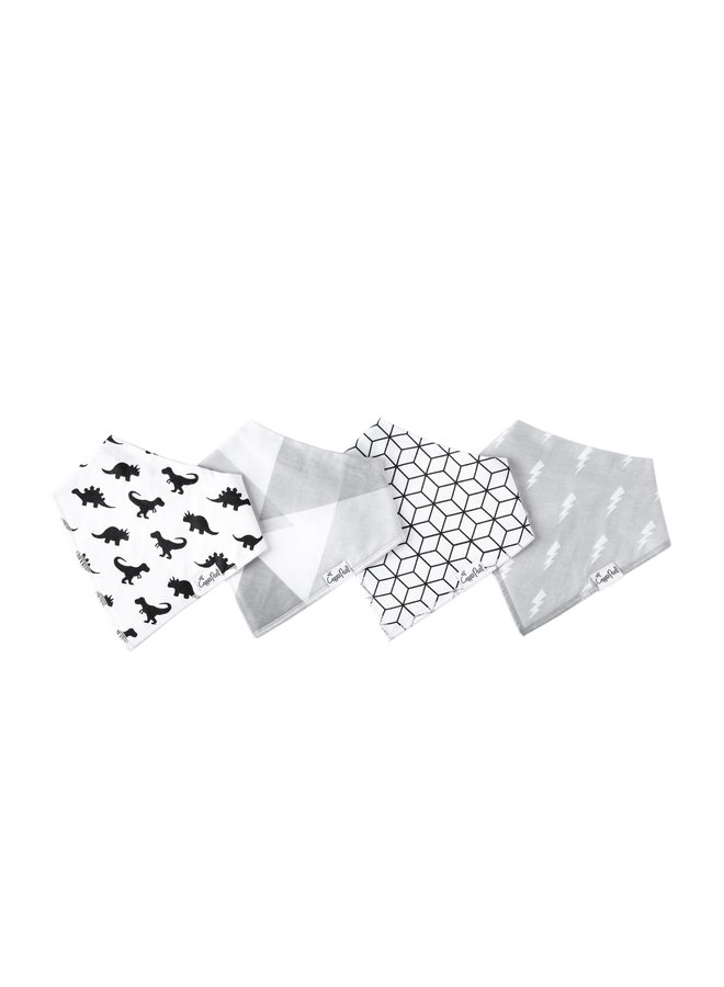 4-Pack Baby Bandana Bib Set