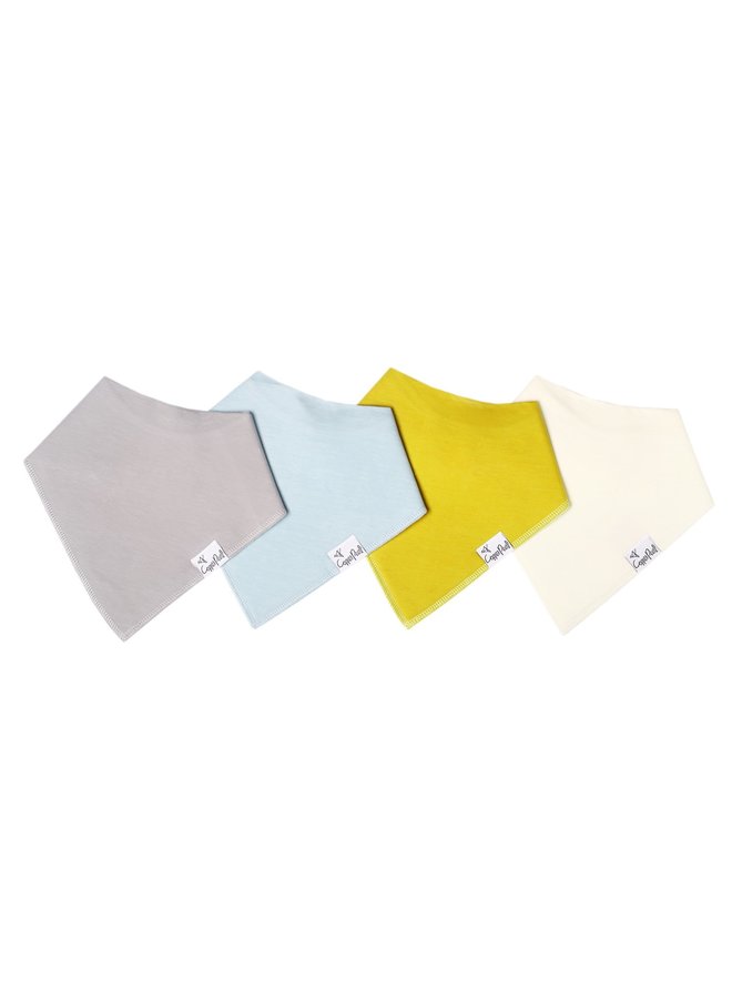 4-Pack Baby Bandana Bib Set