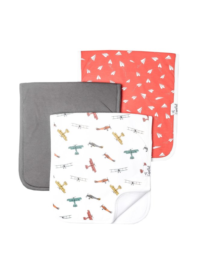 3-Pack Burp Cloth Set