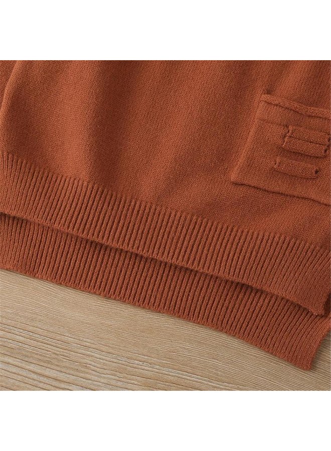 Textured Solid Sweater