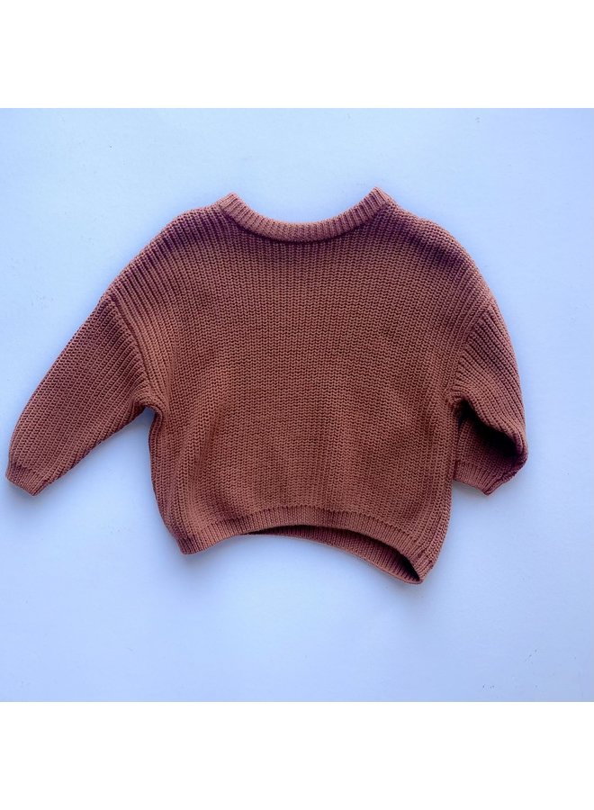 Rust Solid Sweater