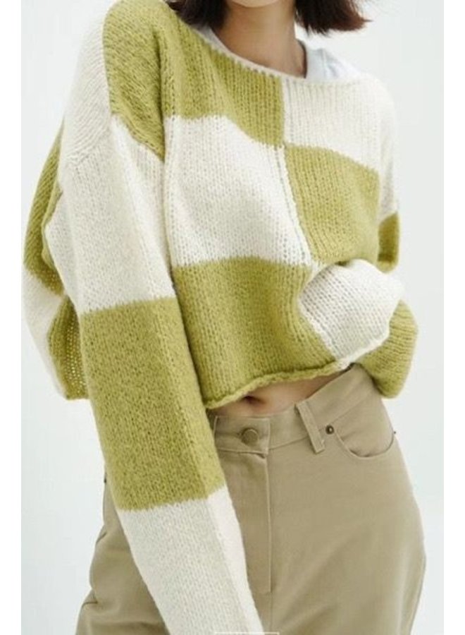 Checkered Sweater - Kirby's Kloset