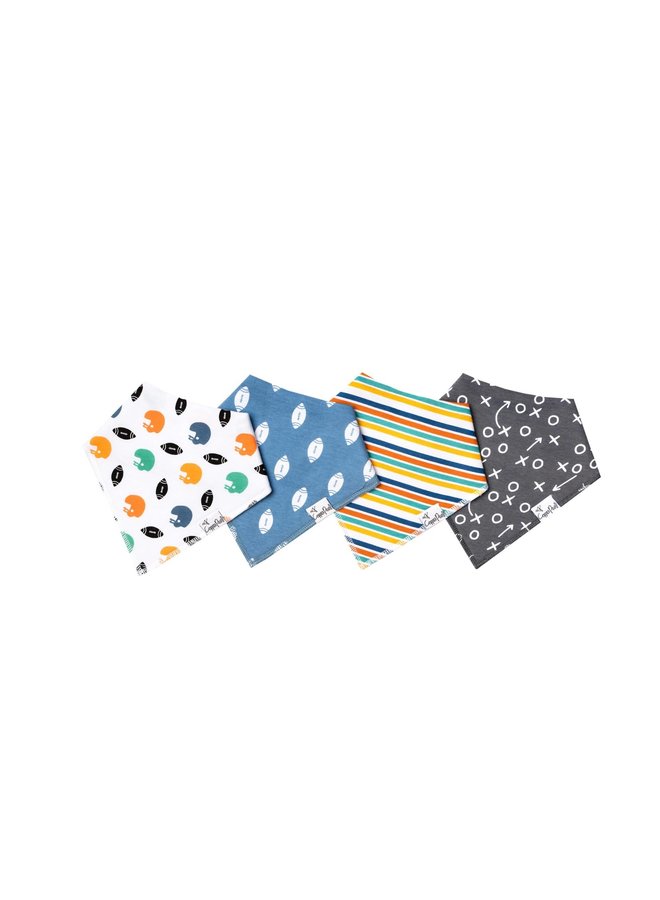 4-Pack Baby Bandana Bib Set