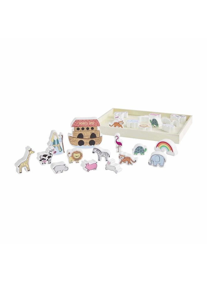 Noahs Ark Wood Toy Set