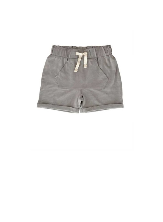 Grey Pocket Shorts