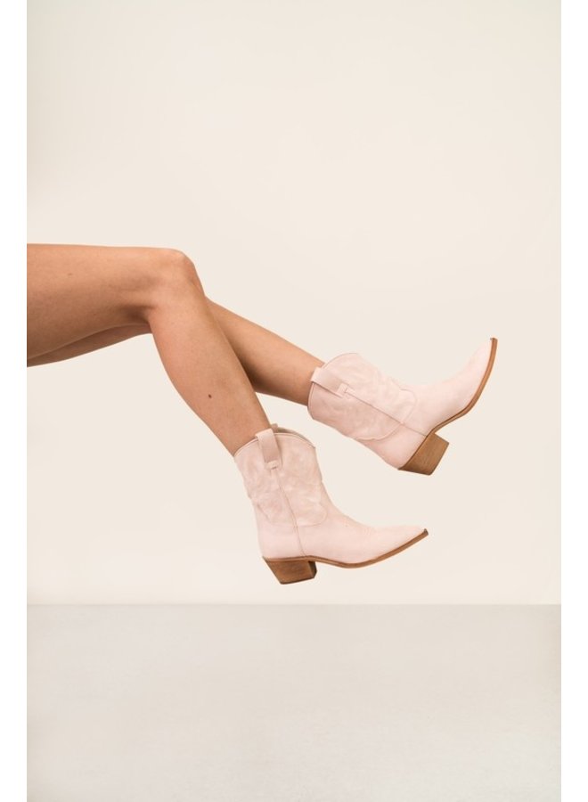 Claire Pink Western Boot