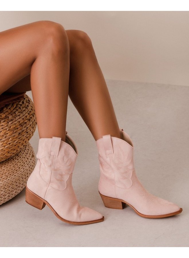 Claire Pink Western Boot