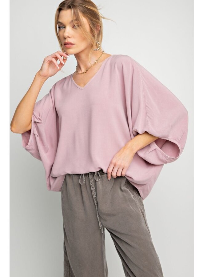 Rose Mineral Washed Blouse