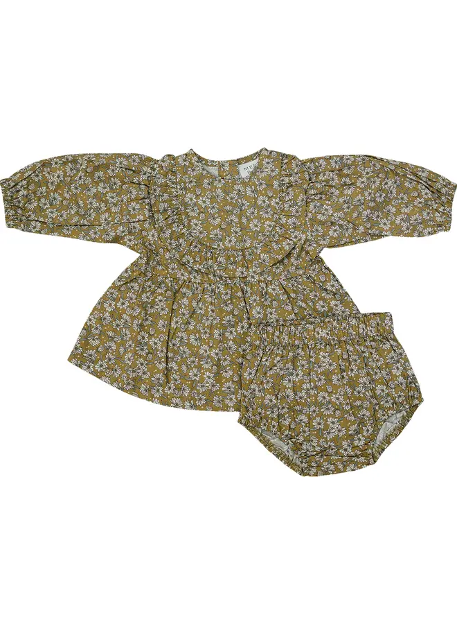 Magnolia Cotton Dress with Bloomers