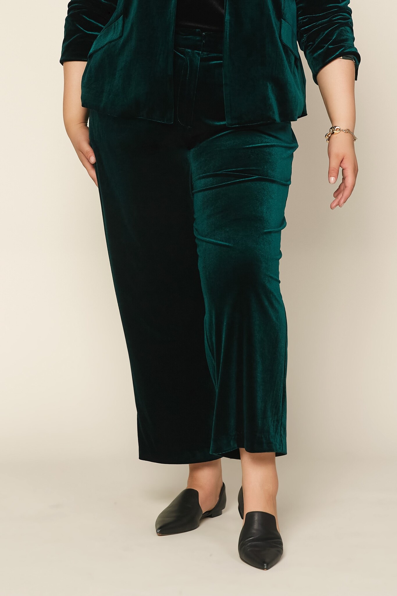 Velvet 2 Tone Catonic Georgette Pant Straight