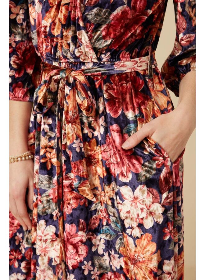 Floral Velvet Maxi