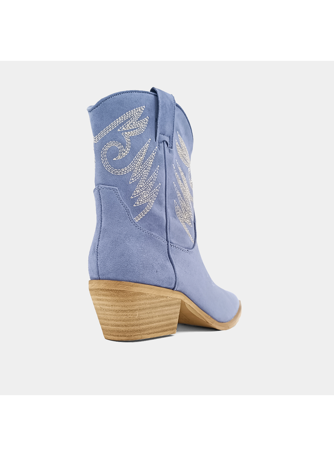 Zahara Blue Suede Boots