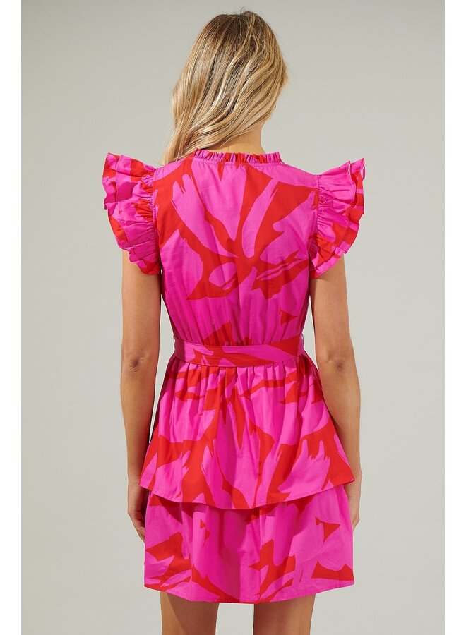 Jolene Abstract Mini Dress
