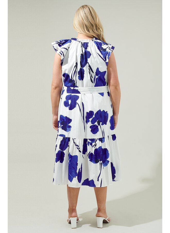 Neli Floral Midi Dress