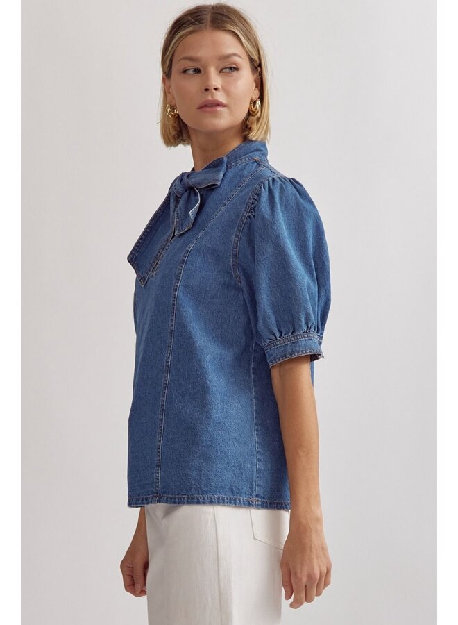 Buy online Blue Denim Long Sleeve Shirt from western wear for Women by  Drape And Dazzle for ₹839 at 75% off | 2024 Limeroad.com