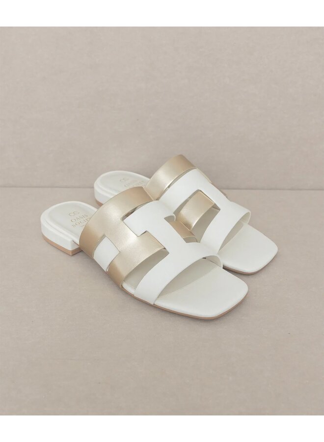 Parker Two-Tone Sandal